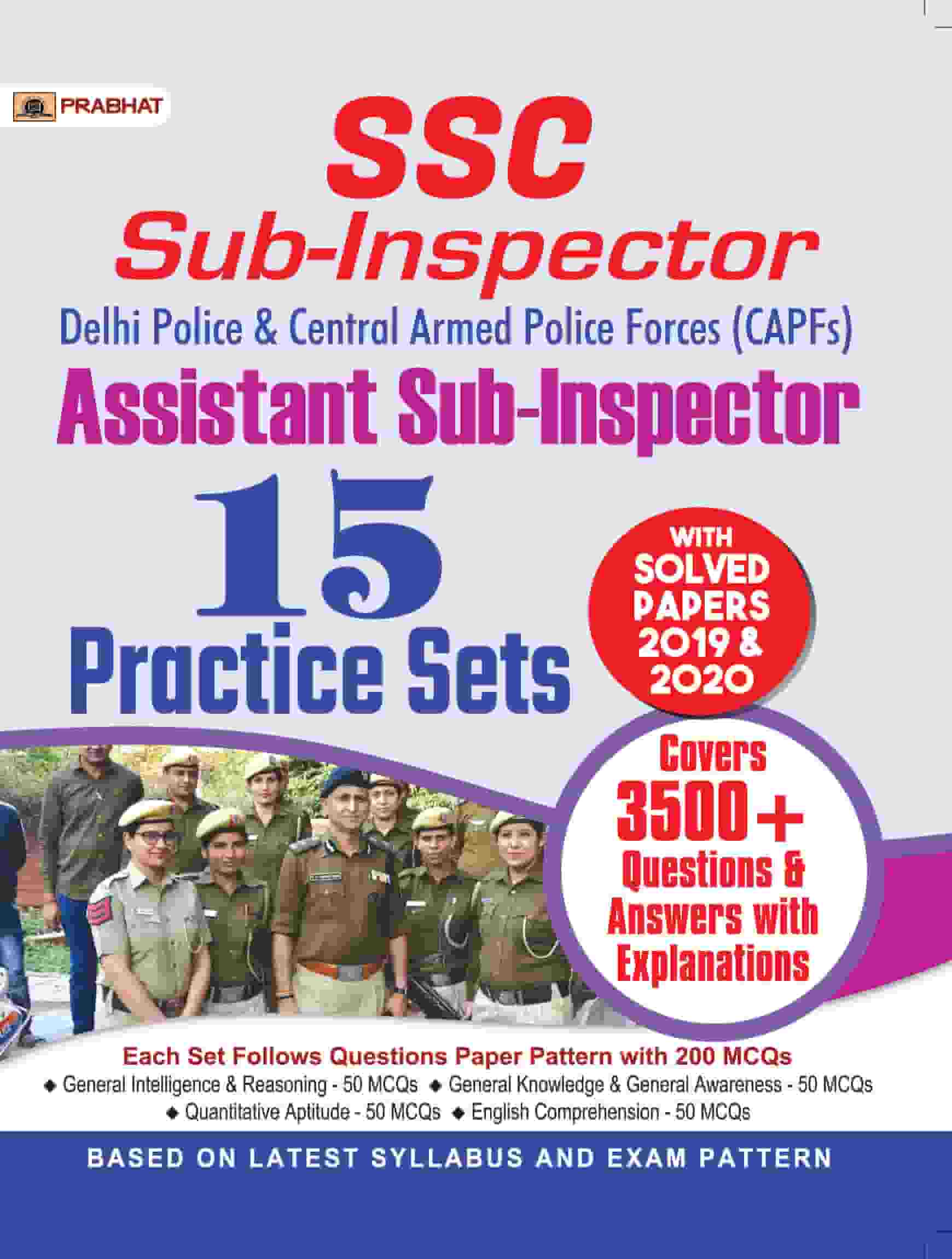 SSC Sub-Inspector & Assistant Sub-Inspector 15 Practice Sets